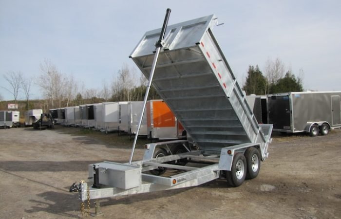 2023 Advantage 7 Ton 14FT Galvanized Dump Trailer — photo 2