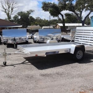 6.5×12 Aluminum Utility Trailer with 7″ Heavy Duty Frame Rail