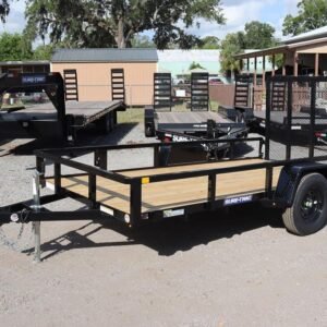 6×12 Tube Top Utility Trailer With Rear Ramp