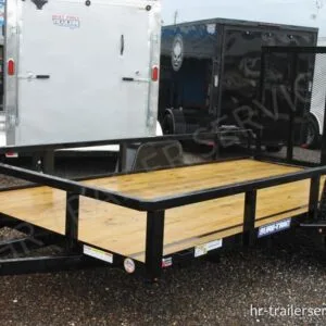 6×12 Utility Trailer with Powder Coated Frame