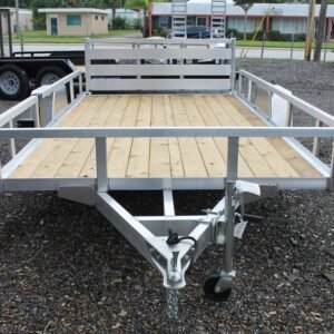 7×12 Aluminum Tube Top Utility Trailer