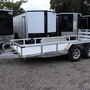 7×14 Aluminum Tube Top Utility Trailer