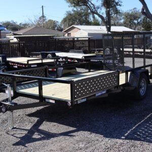 7×14 Tube Top ATV Trailer with Board Retainers