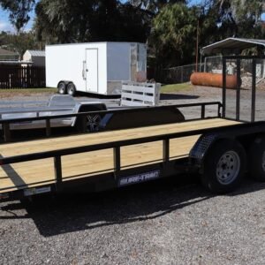 7×16 Tube Top Utility with Ramp