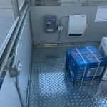 Trailer Mounted Guard Shack, 6.5×8 Stainless, w/HVAC and Electric, Honda Generator — photo 8
