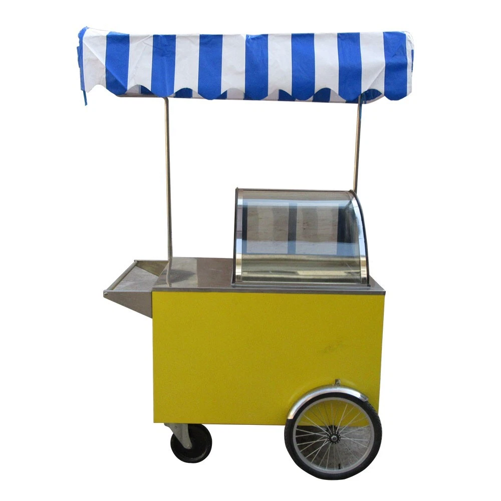 Kolice Ice Cream Vending Tricycle Ice Cream Freezer Ice Cream Food Truck Trailer — photo 8