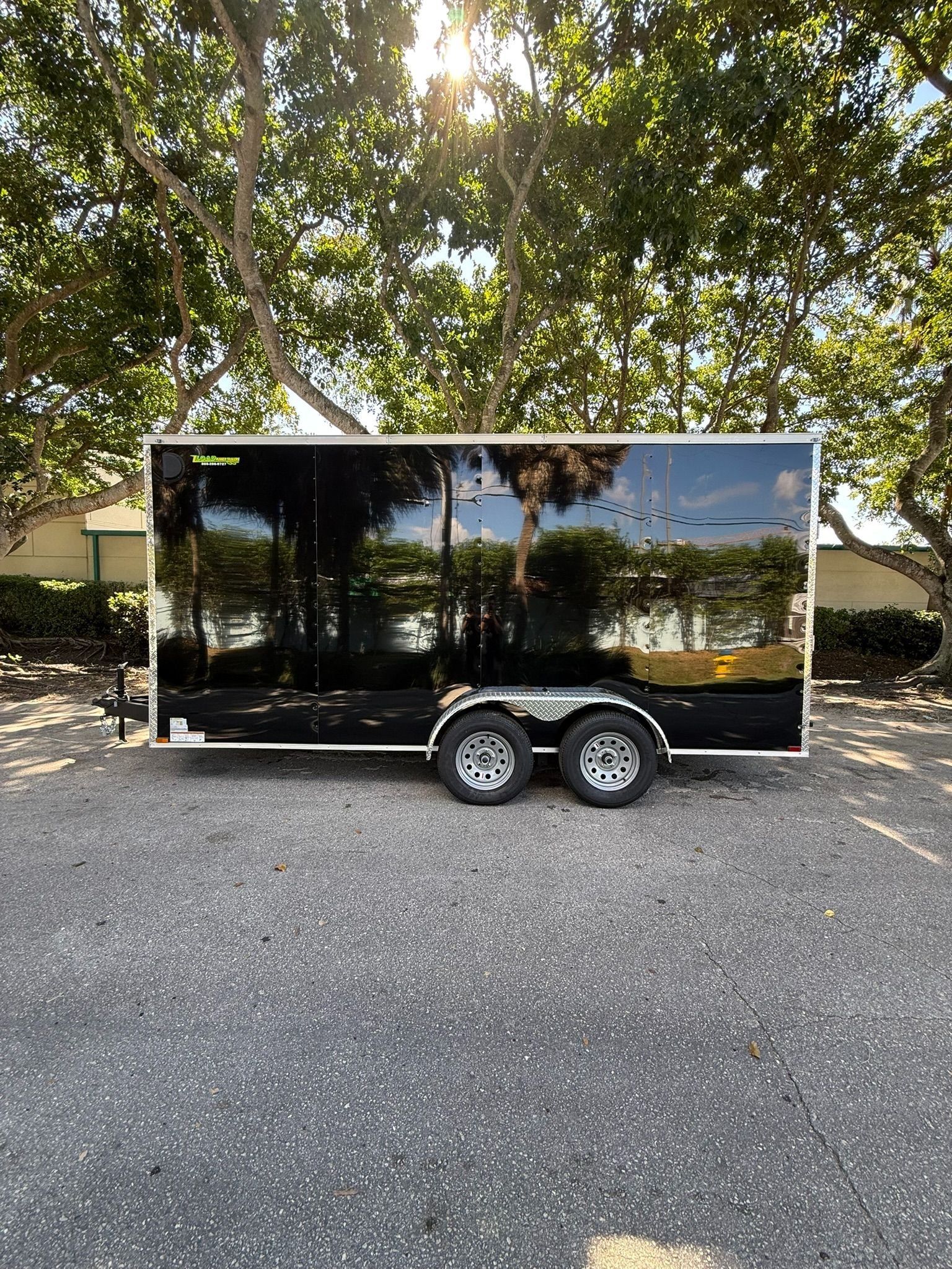 New 2026 Hook & Line 7 x 16 Enclosed Trailer 7k GVWR — photo 7