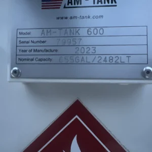 New 655 Gallon Fuel Tank Diesel AM Tank 120 Volt Pump Meter Containment Gauge — photo 8
