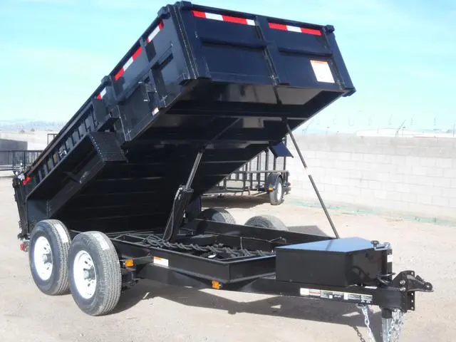 6 X 12 Carry-On Patriot Dump 12K Trailer — photo 3