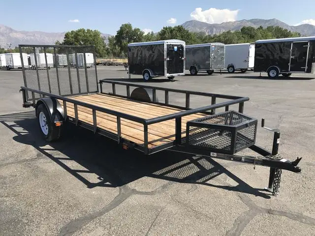 6 X 14 Carry-On Utility Pipe Top Trailer — photo 2