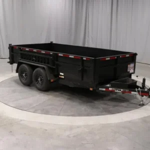7 X 14 Carry-On Patriot Dump 14K Trailer