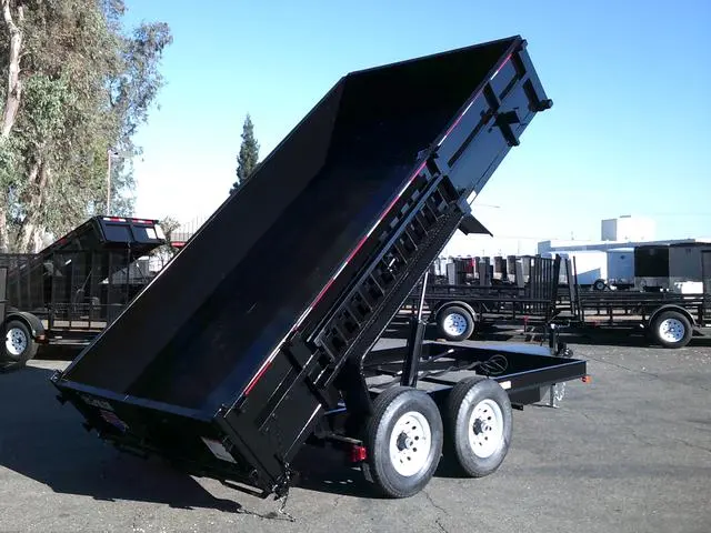 7 X 14 Carry-On Patriot Dump 14K Trailer — photo 2