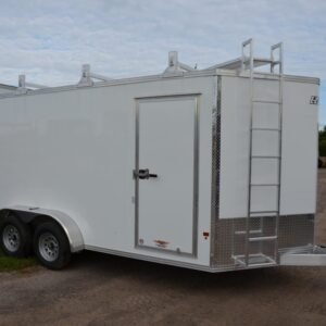 2023 Mission Trailers 7×16 Aluminum Contractor Trailer