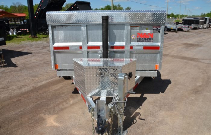 2023 N&N 6×10 Galvanized 5T Dump Trailers — photo 3