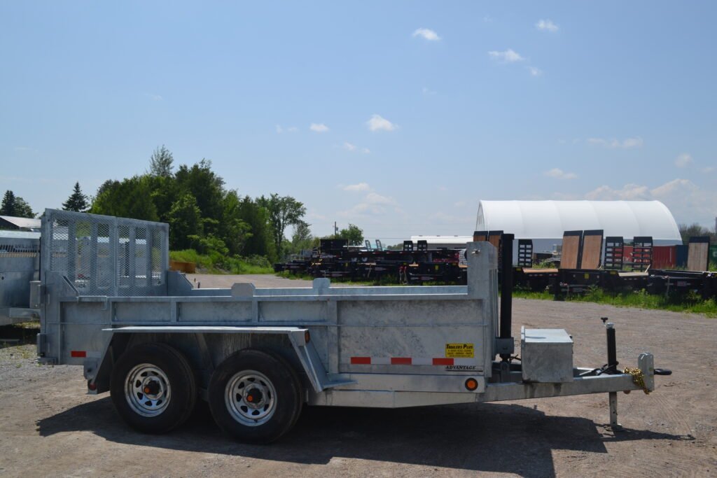 2023 Advantage 6X12 5 Ton Dump Trailer — photo 7