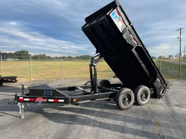 7 X 14 Interstate Bumper Pull Dump Trailer — photo 2