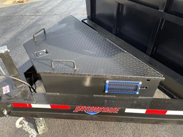 7 X 14 Interstate Bumper Pull Dump Trailer — photo 3