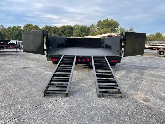 7 X 14 Interstate Bumper Pull Dump Trailer — photo 4