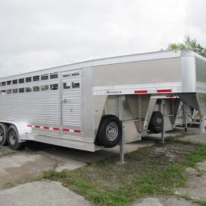 2023 EBY Maverick 20′ Aluminum Livestock Trailer