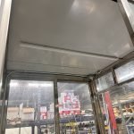 5×5 Stainless Steel Guard Shack, Swing Door, Table, Legs, Light — photo 5