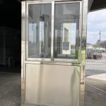 4 x 6 Stainless Steel Guard Shack, Single Swing Door on 4 feet side, Plain Jane — photo 3