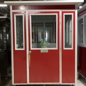 4’x6′ Economy Red Guard Shack, Pallet Base Model