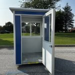 5×5 Economy Color Steel Guard Shack, Blue, Plain Jane — photo 6