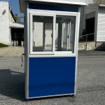 4’x4′ Economy Blue Guard Shack, Pallet Base Model — photo 4