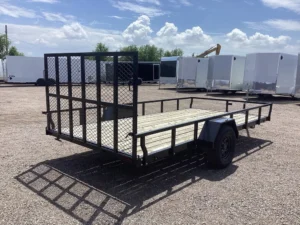 7 x 14 Utility Trailer Torsion Axle by Paraiso (PG-113) — HIGH PLAINS TRAILERS — photo 2