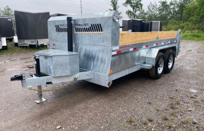202 Triumph 14′ 7T Galvanized Dump — photo 3