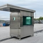 4‘ x 6’ Heavy Duty Stainless Steel bulletproof Guard Shack — photo 15