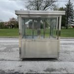 6.5 x 6.5 Stainless Steel Guard Shack, Sliding Door, Plain Jane — photo 8