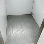 4×5 Stainless Steel Guard Shack, Swing Door, With Legs — photo 8