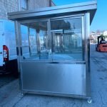 6.5 x 6.5 Stainless Steel Guard Shack, Sliding Door, Plain Jane — photo 18