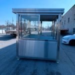 6.5 x 6.5 Stainless Steel Guard Shack, Sliding Door, Plain Jane — photo 22