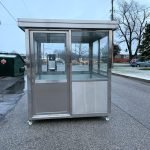 6.5 x 6.5 Stainless Steel Guard Shack, Sliding Door, Plain Jane — photo 23