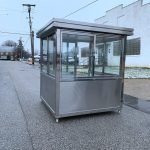 6.5 x 6.5 Stainless Steel Guard Shack, Sliding Door, Plain Jane — photo 27