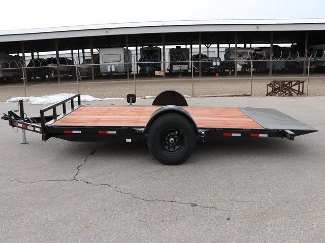 7 X 16 Full Bed Single Axle Tilt 7K Trailer — photo 2