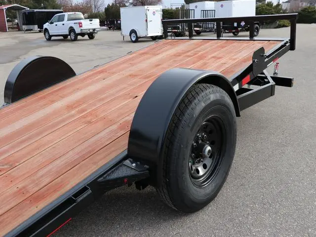 7 X 16 Full Bed Single Axle Tilt 7K Trailer — photo 4
