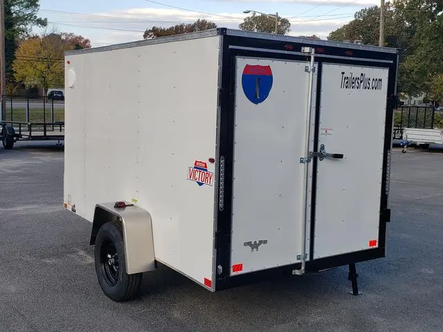 6 X 10 Victory V-Nose Cargo Trailer — photo 2