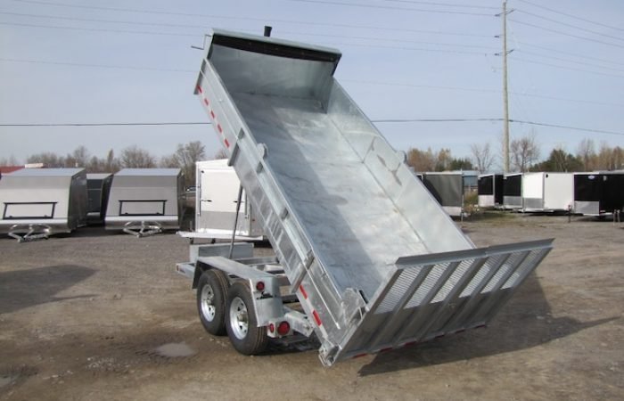 2023 Advantage 7 Ton 14FT Galvanized Dump Trailer — photo 3