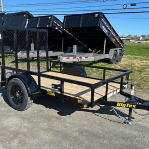 Big Tex 5 x 8 Landscape Utility Trailer – Rear Landscape Gate