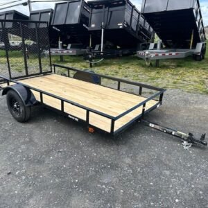 Carry-On 5 x 10 Landscape Utility Trailer – Wood Deck