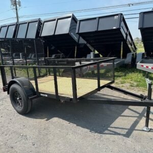 Carry-On 5 x 8 Landscape Utility Trailer – 3K High Mesh Sides