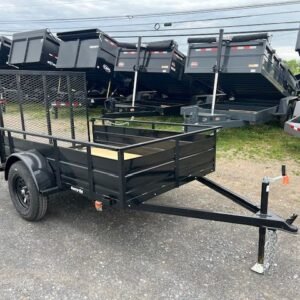 Carry-On 5×8 Landscape Utility Trailer – Steel Sides
