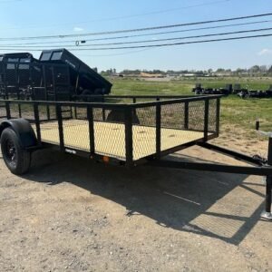Carry-On 6.4 x 12 Landscape Utility Trailer – 3K with High Mesh Sides
