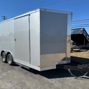Covered Wagon 8.5 x 16 Enclosed Car Trailer – 6″ Added Height
