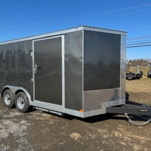 Covered Wagon 8.5×16 Enclosed Car Trailer — 10K GVWR
