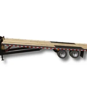 Deluxe 25000 GVWR Flatbed Tilt Gooseneck Trailer