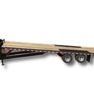 Deluxe 25000 GVWR Flatbed Tilt Gooseneck Trailer – Two 12K